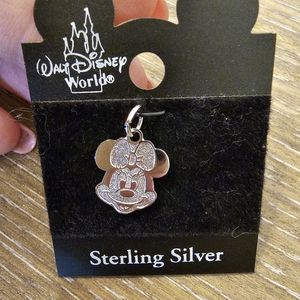 Vintage Walt Disney World Sterling Silver Character Charm Minnie Mouse